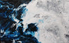 Midnight Genie 160cm x 100cm Blue Grey Textured Abstract Painting (SOLD)-Abstract-[Franko ]-[Gallery]-[popular]-[Australia]-Franklin Art Studio