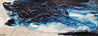 Midnight Malt 160cm x 60cm Malt Blue Textured Abstract Painting (SOLD)-Abstract-Franko-[Franko]-[Australia_Art]-[Art_Lovers_Australia]-Franklin Art Studio