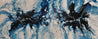 Midnight in the Hamptons 200cm x 80cm Blue White Textured Abstract Painting (SOLD)-Abstract-Franko-[Franko]-[Australia_Art]-[Art_Lovers_Australia]-Franklin Art Studio