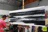 Minimal Horizon 200cm x 80cm Huge White Black Abstract Painting (SOLD)-Abstract-Franko-[franko_artist]-[Art]-[interior_design]-Franklin Art Studio