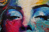 Miss M. 170cm x 170cm Marilyn Monroe Abstract Realism Textured Painting (SOLD)-people-Franko-[franko_art]-[beautiful_Art]-[The_Block]-Franklin Art Studio