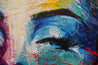 Miss M. 170cm x 170cm Marilyn Monroe Abstract Realism Textured Painting (SOLD)-people-[Franko]-[Artist]-[Australia]-[Painting]-Franklin Art Studio