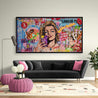 Miss Marvelous 190cm x 100cm Marilyn Monroe Textured Urban Pop Art Painting (SOLD)-Urban Pop Art-Franko-[franko_artist]-[Art]-[interior_design]-Franklin Art Studio