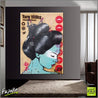 Modern Geisha 73cm x 103cm Geisha Recycled Palette with Laser Embossing (SO COOL!!) Pop Art Painting (SOLD)-urban pop-Franko-[huge]-[Australian]-[best Selling]-Franklin Art Studio