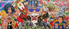 Money Never Sleeps 240cm x 100cm Monopoly Man Textured Urban Pop Art Painting (SOLD)-Urban Pop Art-[Franko]-[Australian Artist]-[Large]-[Popular]-Franklin Art Studio