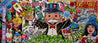 Mr Monopoly Temptation 270cm x 120cm Monopoly Man Textured Urban Pop Art Painting (SOLD)-Urban Pop Art-Franko-[Franko]-[Australia_Art]-[Art_Lovers_Australia]-Franklin Art Studio