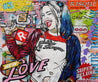 My Puddin 120cm x 100cm Harley Quinn Pop Art Painting (SOLD)-urban pop-[Franko ]-[Gallery]-[popular]-[Australia]-Franklin Art Studio