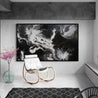 Mystique 200cm x 120cm Black White Textured Abstract Painting (SOLD)-Abstract-[Franko Artist]-[Gold Coast]-[Brisbane]-[Huge]-Franklin Art Studio
