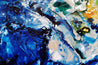 Natures Bloom 240cm x 100cm Blue Grey Green Textured Abstract Painting (SOLD)-Abstract-[Franko]-[Artist]-[Australia]-[Painting]-Franklin Art Studio