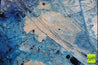 Navy Silk 120cm x 120cm White Cream Blue Textured Abstract Painting (SOLD)-Abstract-[Franko]-[Artist]-[Australia]-[Painting]-Franklin Art Studio