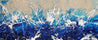 Oceanic Blue 240cm x 100cm Cream Blue Textured Abstract Painting (SOLD)-Abstract-Franko-[Franko]-[Australia_Art]-[Art_Lovers_Australia]-Franklin Art Studio