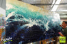 Oceans A Wash 270cm x 120cm Blue Abstract Painting (SOLD)-abstract-Franko-[franko_artist]-[Art]-[interior_design]-Franklin Art Studio