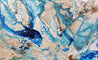 Oceans Deep 160cm x 100cm Cream Blue Textured Abstract Painting-Abstract-Franko-[Franko]-[Australia_Art]-[Art_Lovers_Australia]-Franklin Art Studio