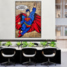 Super Job 140cm x 100cm Superman Urban Pop Art Book Club Painting (SOLD)-book club-[Franko Artist]-[Cheryl]-[Wendy]-[Gabriela]-Franklin Art Studio