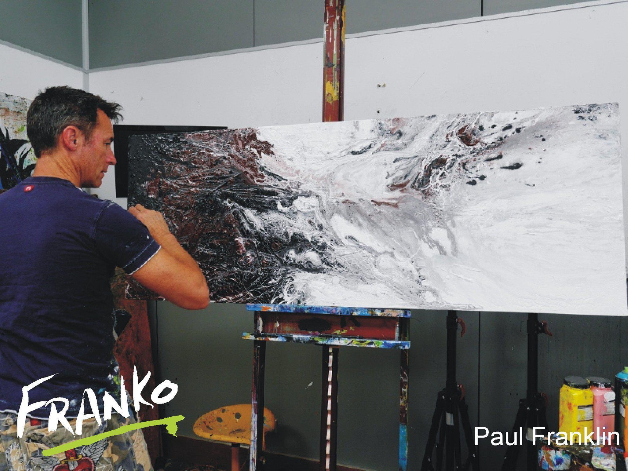 Optional Beauty 160cm x 60cm Brown Abstract Painting (SOLD)-abstract-[Franko Artist]-[Gold Coast]-[Brisbane]-[Huge]-Franklin Art Studio