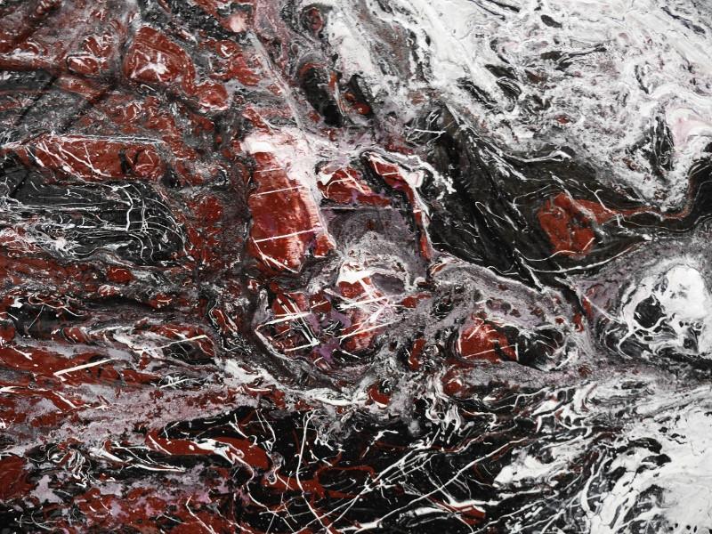 Optional Beauty 160cm x 60cm Brown Abstract Painting (SOLD)