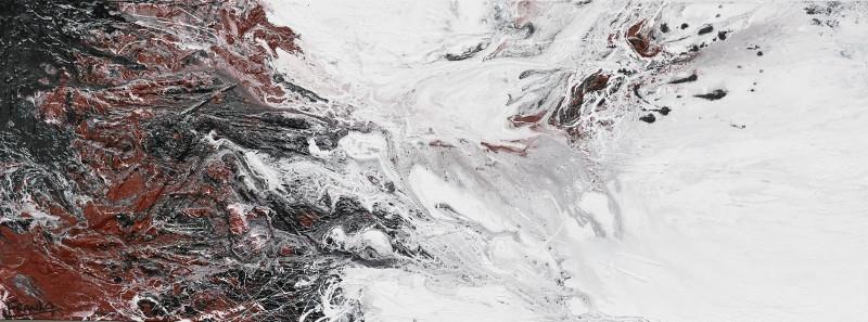 Optional Beauty 160cm x 60cm Brown Abstract Painting (SOLD)-abstract-[Franko ]-[Gallery]-[popular]-[Australia]-Franklin Art Studio