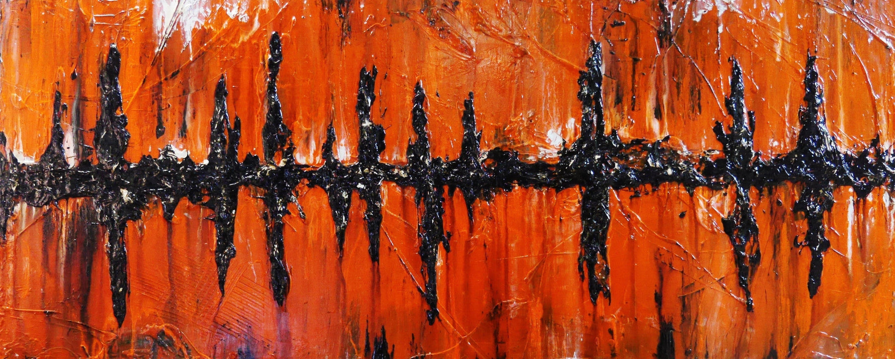 Orange Haze 240cm x 100cm Orange Abstract Painting (SOLD)-abstract-Franko-[Franko]-[Australia_Art]-[Art_Lovers_Australia]-Franklin Art Studio