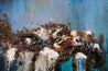 Organic Jade 140cm x 100cm Jade Blue Textured Abstract Painting (SOLD)-Abstract-[Franko]-[Artist]-[Australia]-[Painting]-Franklin Art Studio