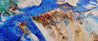 Outback Blue 240cm x 100cm Blue Cream Textured Abstract Painting-Abstract-Franko-[Franko]-[Australia_Art]-[Art_Lovers_Australia]-Franklin Art Studio