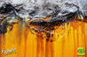 Outback Scape 160cm x 60cm Blue Orange Abstract Painting (SOLD)-Abstract-[Franko]-[Artist]-[Australia]-[Painting]-Franklin Art Studio
