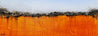 Outback Scape 160cm x 60cm Blue Orange Abstract Painting (SOLD)-Abstract-Franko-[Franko]-[Australia_Art]-[Art_Lovers_Australia]-Franklin Art Studio