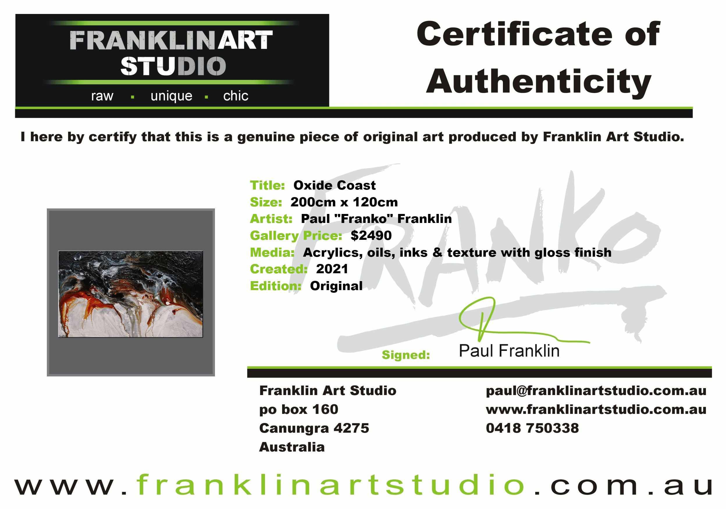 Oxide Coast 200cm x 120cm Black White Oxide Textured Abstract Painting (SOLD)-Abstract-[Franko Artist]-[Cheryl]-[Wendy]-[Gabriela]-Franklin Art Studio