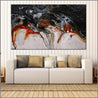 Oxide Coast 200cm x 120cm Black White Oxide Textured Abstract Painting (SOLD)-Abstract-Franko-[Franko]-[huge_art]-[Australia]-Franklin Art Studio