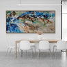 Oxide Nature 270cm x 120cm Blue Cream Oxide Textured Abstract Painting (SOLD)-Abstract-Franklin Art Studio-[Franko]-[huge_art]-[Australia]-Franklin Art Studio
