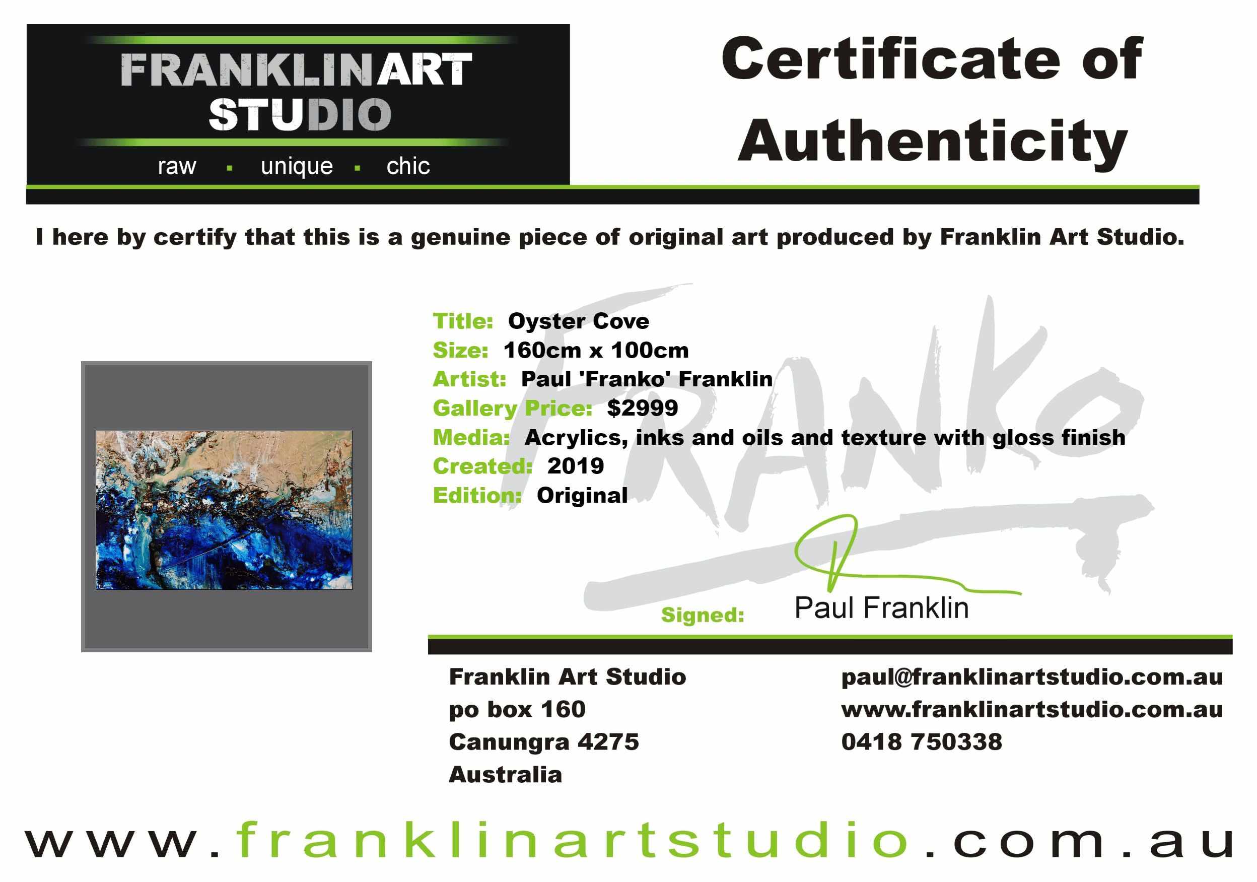 Oyster Cove 160cm x 100cm Blue Cream Textured Abstract Painting (SOLD)-Abstract-[Franko Artist]-[Cheryl]-[Wendy]-[Gabriela]-Franklin Art Studio