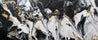Gold Riches 240cm x 100cm Black Metallic Gold White Textured Abstract Painting (SOLD)-Abstract-[Franko ]-[Gallery]-[popular]-[Australia]-Franklin Art Studio