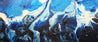 The Blue 270cm x 120cm Black Blue White Textured Abstract Painting (SOLD)-Abstract-[Franko ]-[Gallery]-[popular]-[Australia]-Franklin Art Studio