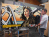 The Enemy Fleet ... 190cm x 100cm Woman War Textured Urban Pop Art Painting (SOLD)-Urban Pop Art-[Franko]-[Australian]-[Popular]-[Best Selling]-Franklin Art Studio