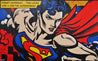Superwoman 160cm x 100cm Comic Woman Textured Urban Pop Art Painting-Urban Pop Art-[Franko]-[Australian Artist]-[Large]-[Popular]-Franklin Art Studio