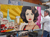 My Last Glass 200cm x 120cm Romantic Textured Classic Pop Art Painting-Urban Pop Art-[Franko]-[Australian]-[Popular]-[Best Selling]-Franklin Art Studio