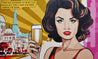 My Last Glass 200cm x 120cm Romantic Textured Classic Pop Art Painting-Urban Pop Art-[Franko]-[Australian Artist]-[Large]-[Popular]-Franklin Art Studio