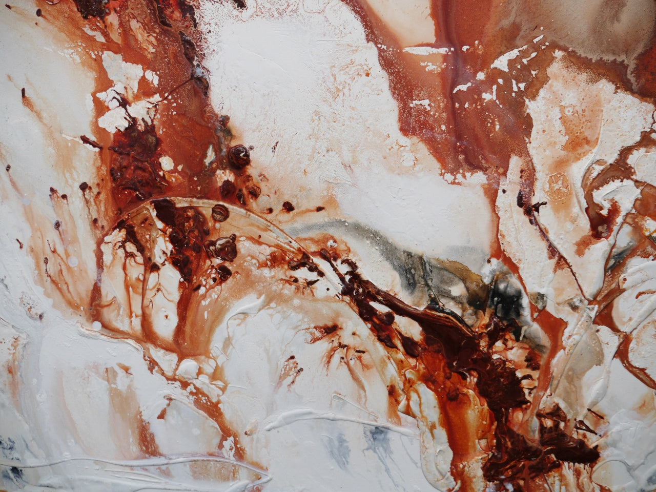 Sunburnt Oxide 270cm x 120cm Textured Abstract Painting (SOLD)