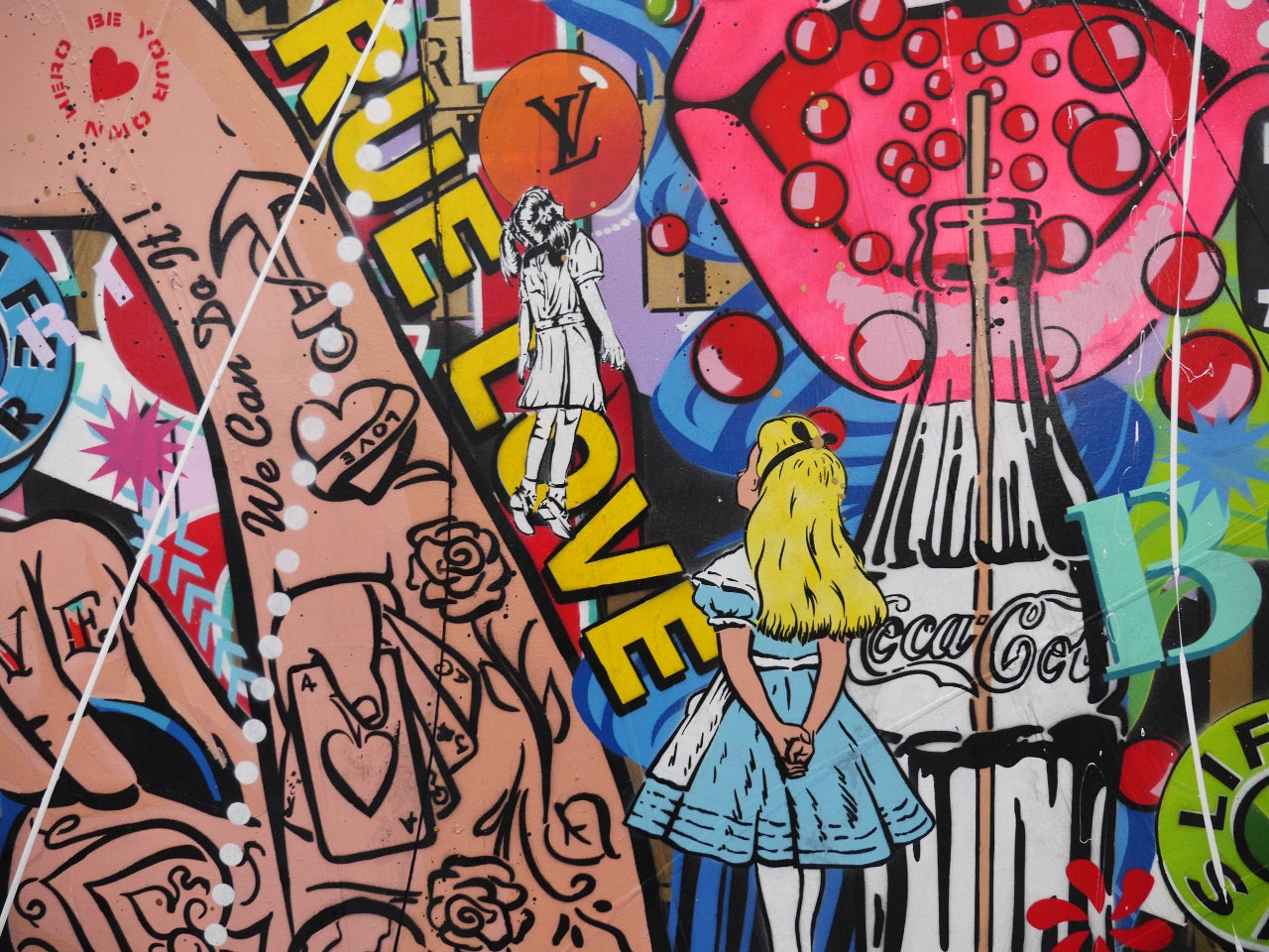Rosie Rapture 190cm x 100cm Rosie the Riveter Textured Urban Pop Art Painting (SOLD)