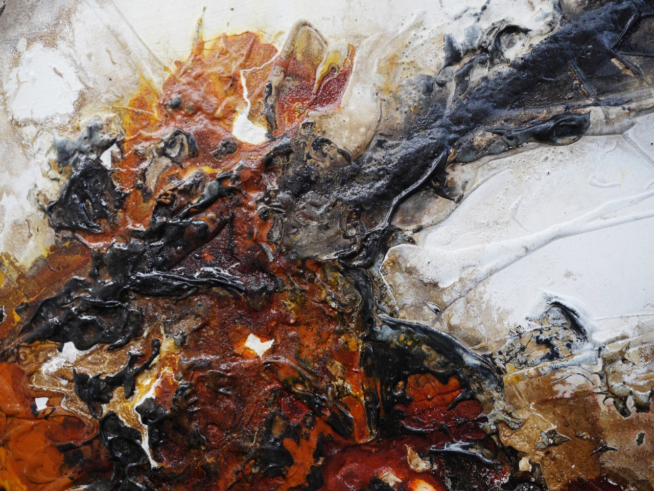 Craving Sienna 240cm x 100cm Textured Abstract Painting (SOLD)