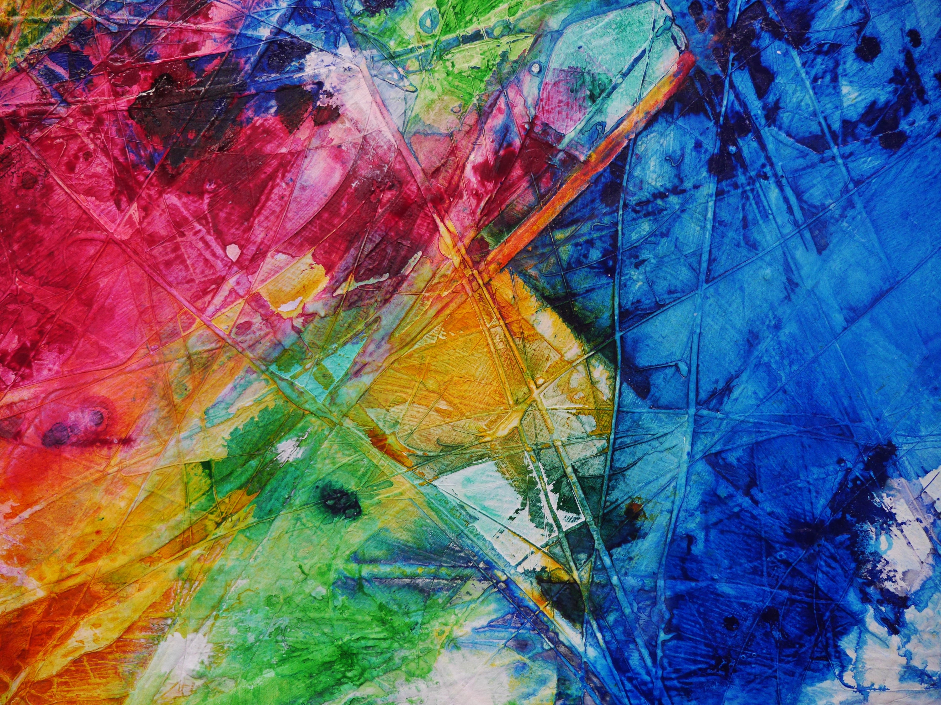 Colour Torque 240cm x 100cm Colourful Textured Abstract Painting (SOLD)