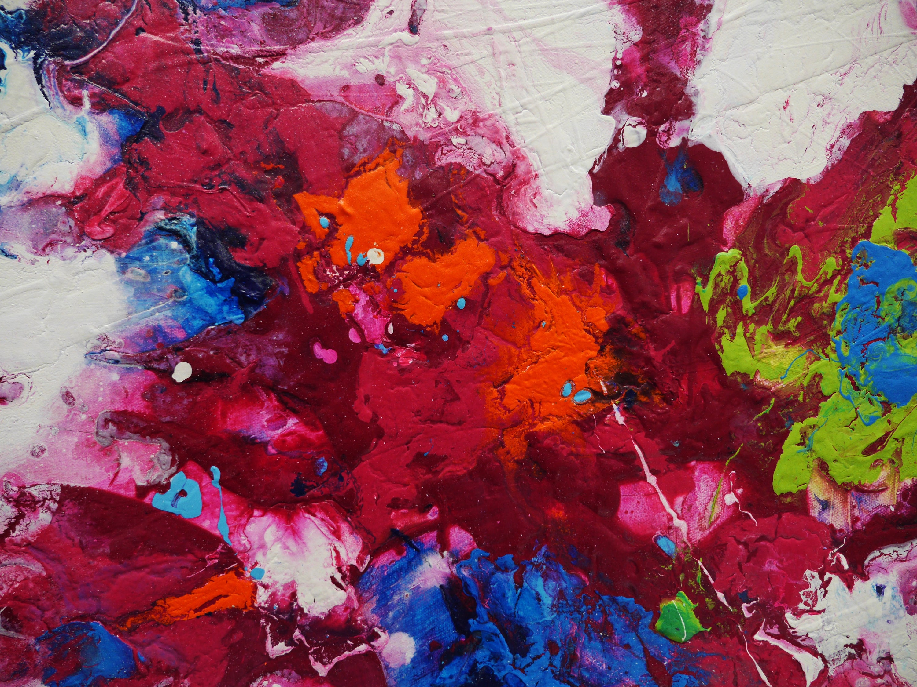 Wildest Bouquet 200cm x 80cm Colourful Textured Abstract Painting