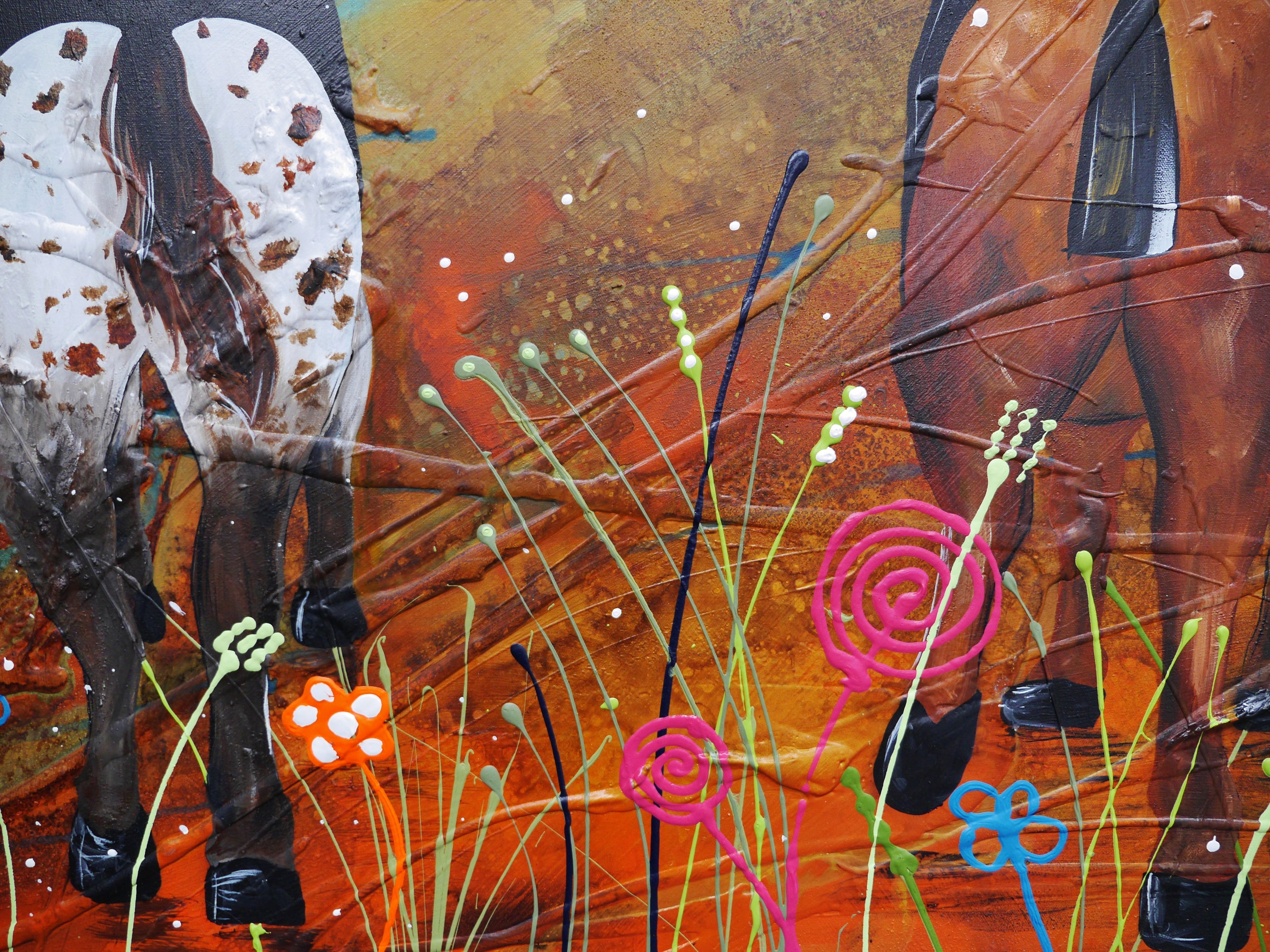 Kelly Three 200cm x 120cm Ned Kelly Abstract Realism Textured Painting (SOLD)