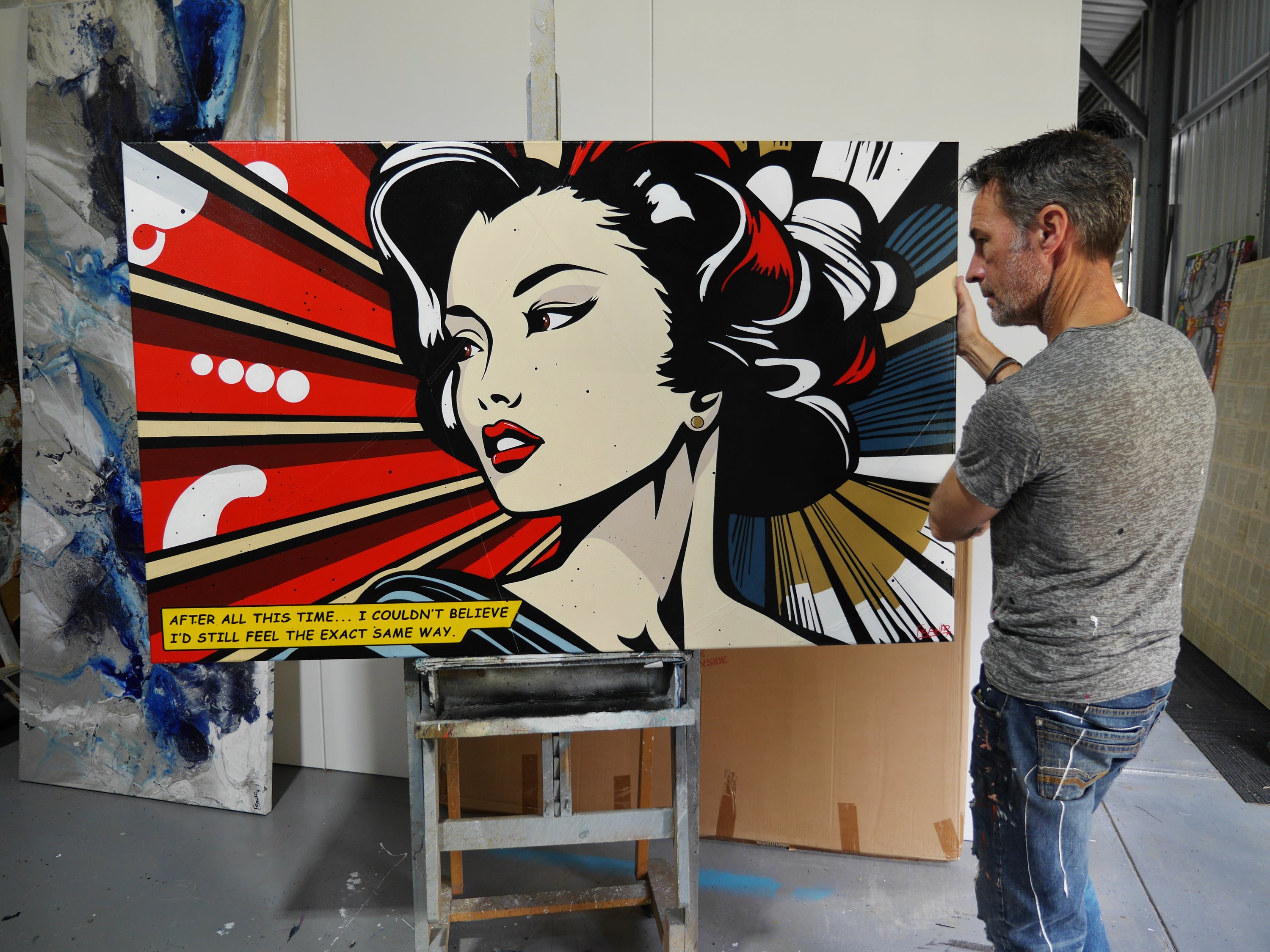 After All ... 160cm x 100cm Geisha Classic Pop Art Painting-Urban Pop Art-[Franko]-[Australian]-[Popular]-[Best Selling]-Franklin Art Studio