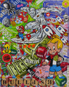 The Money Wave 120cm x 150cm Monopoly Man Textured Urban Pop Art Painting-Urban Pop Art-[Franko]-[Australian Artist]-[Large]-[Popular]-Franklin Art Studio
