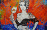 Sangria 160cm x 100cm Sexy Textured Street Art Painting-Urban Pop Art-[Franko]-[Australian Artist]-[Large]-[Popular]-Franklin Art Studio