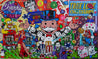Bandits 250cm x 150cm Monopoly Man Textured Urban Pop Art Spray Paint Painting-Urban Pop Art-[Franko]-[Australian Artist]-[Large]-[Popular]-Franklin Art Studio