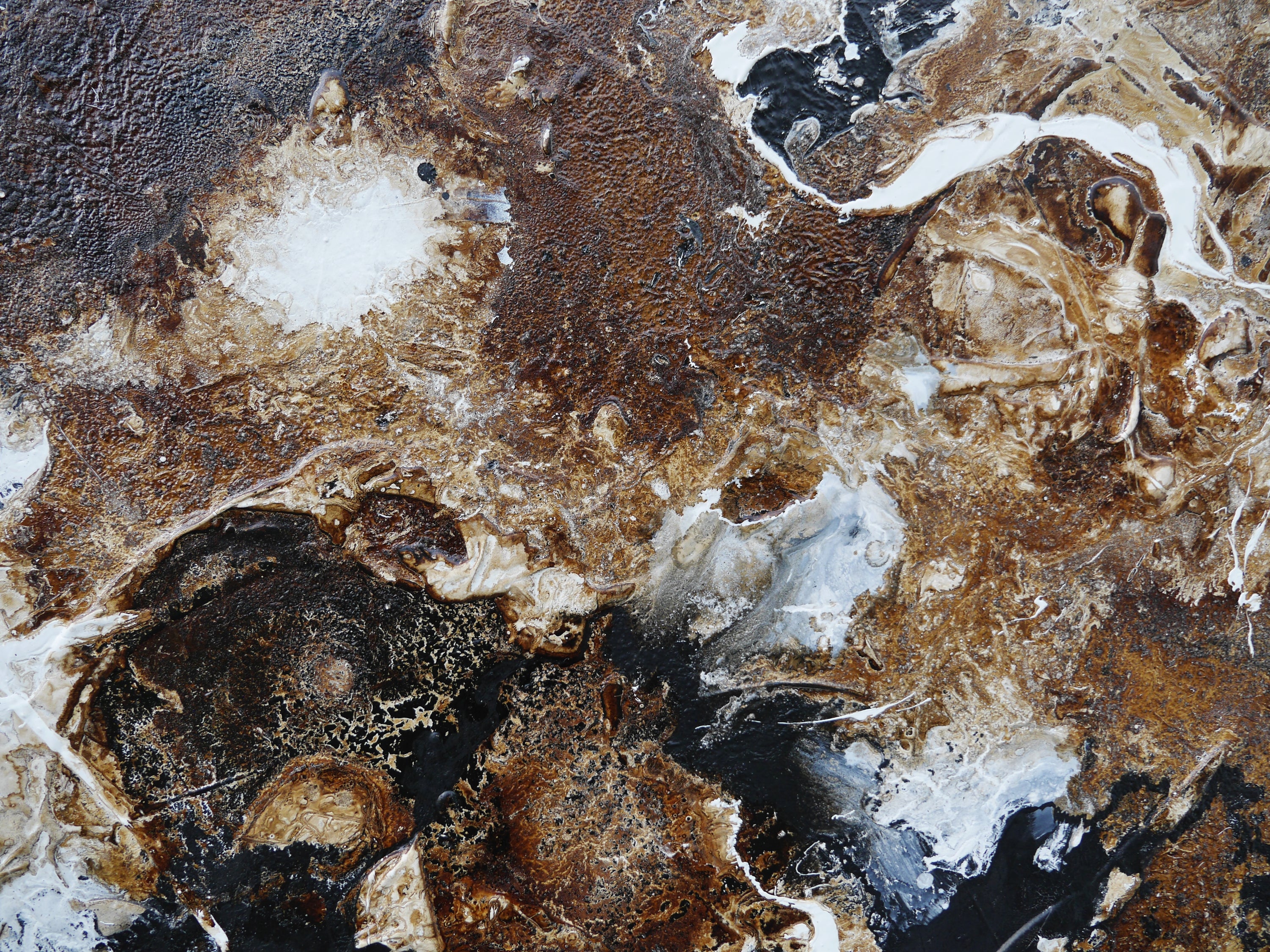 Atmospheric 190cm x 100cm Textured Abstract Painting (SOLD)