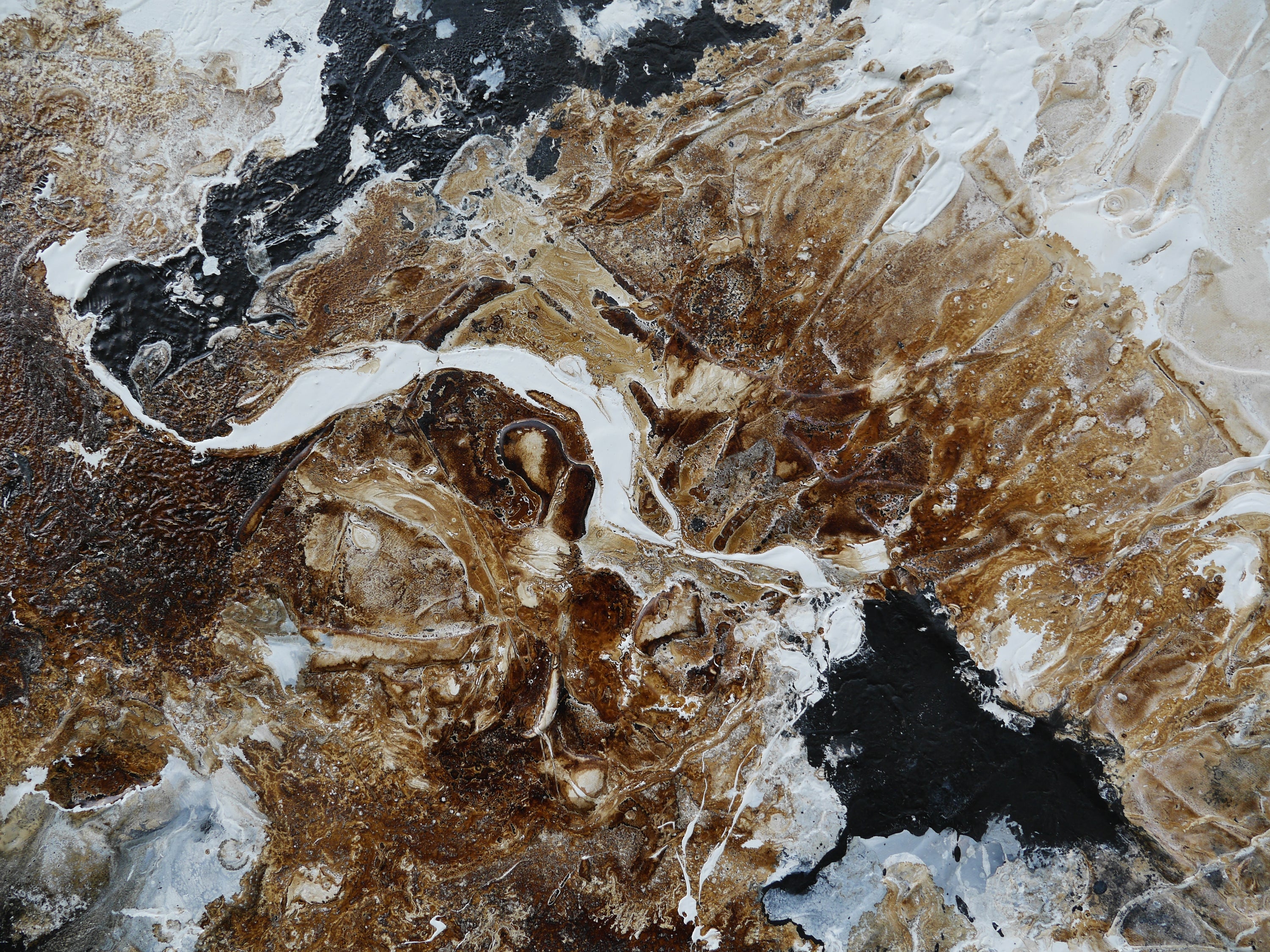 Atmospheric 190cm x 100cm Textured Abstract Painting (SOLD)