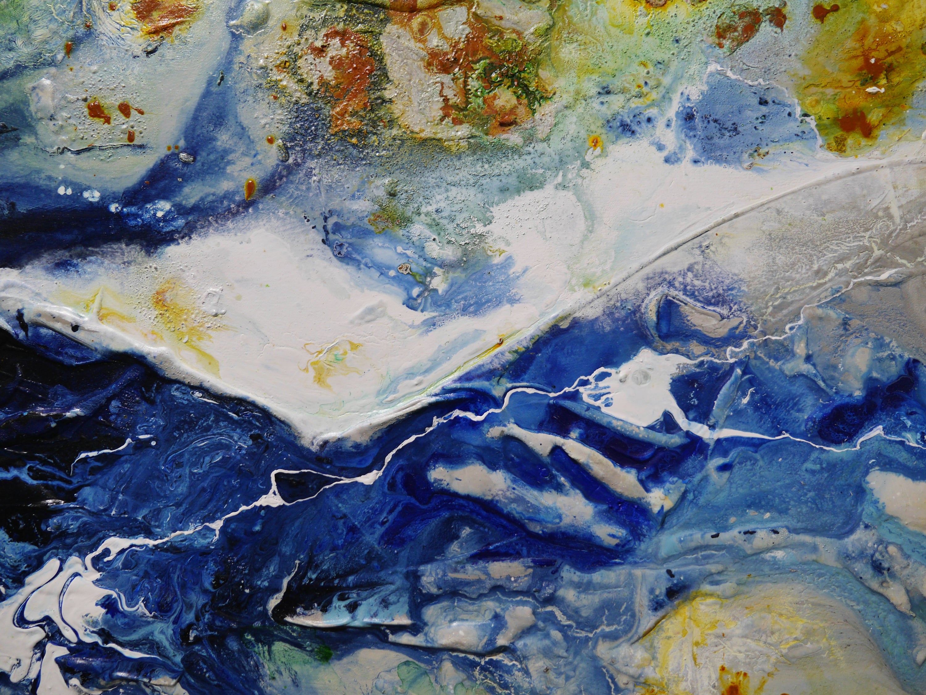 Natural Canopy 240cm x 100cm Textured Abstract Painting (SOLD)