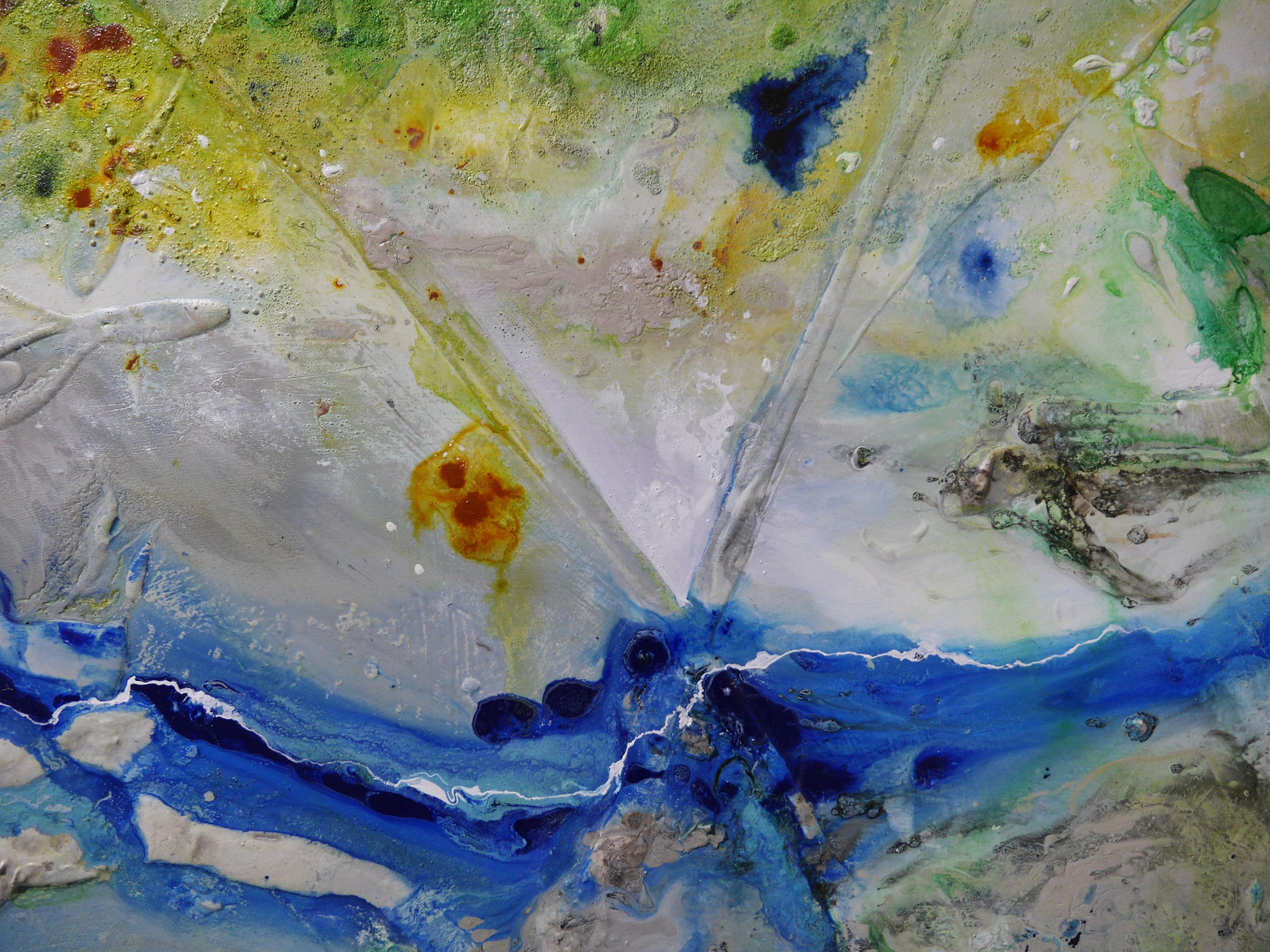 Natural Canopy 240cm x 100cm Textured Abstract Painting (SOLD)